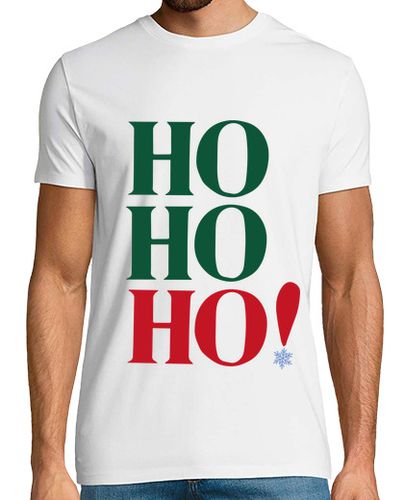 Camiseta Hombre, manga corta, blanco, calidad extra Ho Ho Ho laTostadora - latostadora.com - Modalova