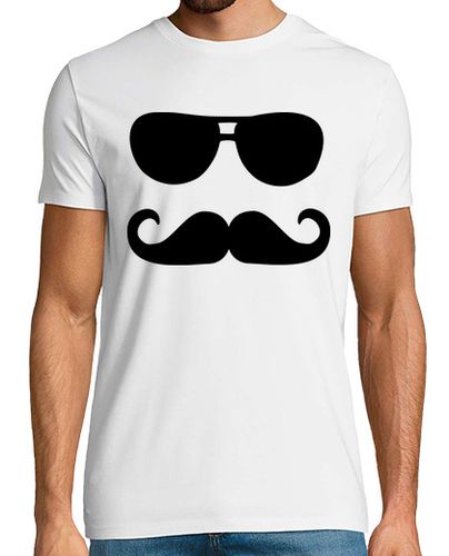Camiseta divertidas gafas de sol de bigote - latostadora.com - Modalova