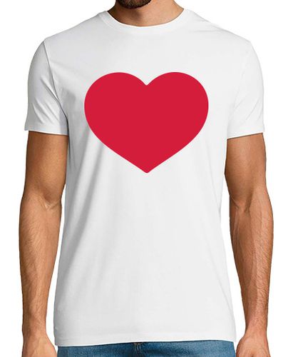 Camiseta Hombre Manga Corta corazón rojo laTostadora - latostadora.com - Modalova