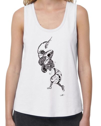 Camiseta Mujer Tirantes Loose Fit en el camino a la luna. tanque superior mujer de ancho laTostadora - latostadora.com - Modalova