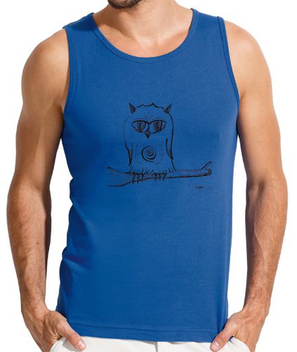 Camiseta búho posado encima del tanque hombre de los deportes laTostadora - latostadora.com - Modalova