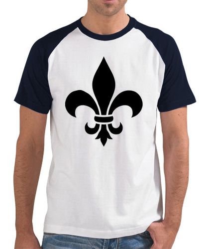 Camiseta Hombre Estilo Béisbol flor de lis lily laTostadora - latostadora.com - Modalova