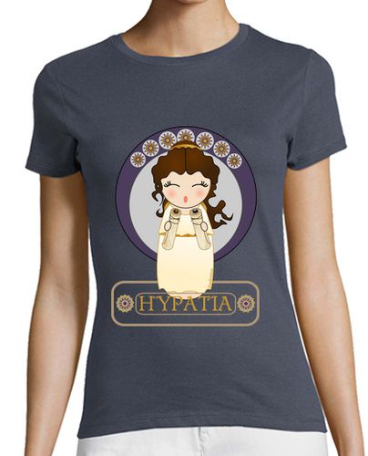 Camiseta mujer Camiseta Kokeshi Hypatia de Alejandría - latostadora.com - Modalova