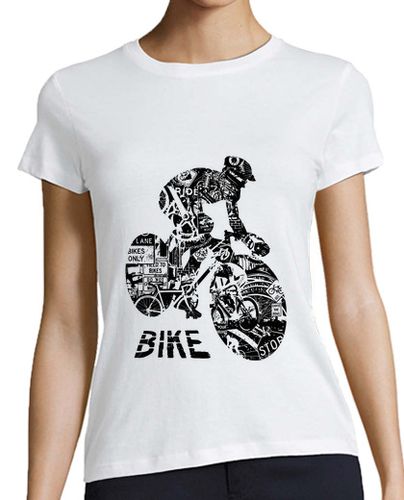 Camiseta mujer bike collage - latostadora.com - Modalova