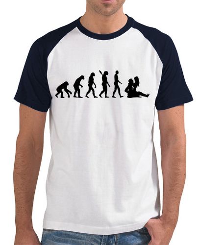 Camiseta evolución sexo amor pareja - latostadora.com - Modalova