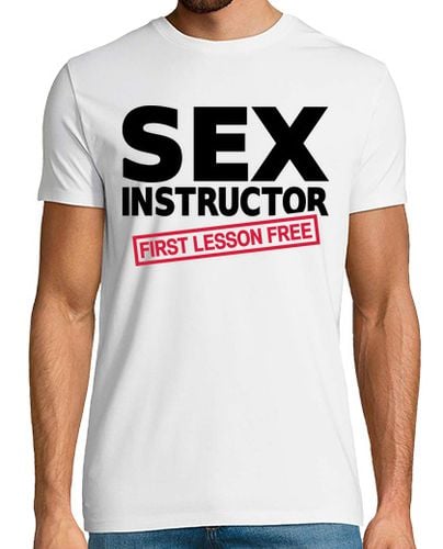 Camiseta instructora de sexo primera clase gratis - latostadora.com - Modalova