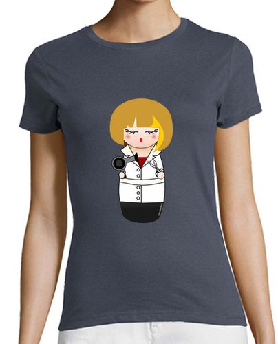 Camiseta mujer Camiseta Kokeshi Peluquera rubia laTostadora - latostadora.com - Modalova