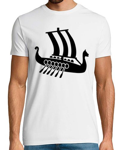 Camiseta barco vikingo - latostadora.com - Modalova