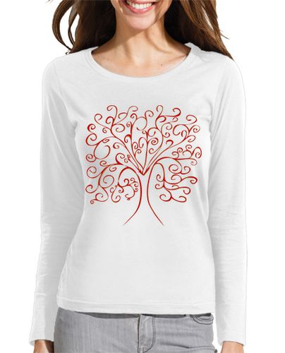 Camiseta mujer árbol de la vida de colores 1 - latostadora.com - Modalova
