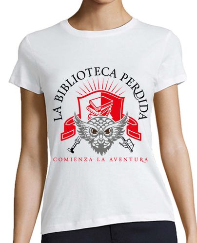 Camiseta mujer Camiseta LBP - Mujer, estilo béisbol, blanca y roja - latostadora.com - Modalova