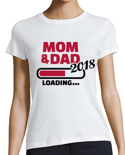 Camiseta mujer mamá papá 2018 - latostadora.com - Modalova