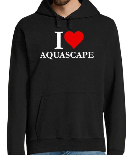 Sudadera Con Capucha Para Hombre S.H.N I LOVE AQUASCAPE laTostadora - latostadora.com - Modalova