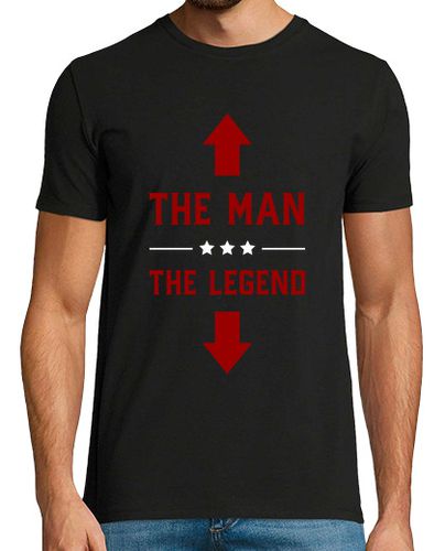 Camiseta Hombre Manga Corta el hombre la leyenda de la camiseta del humor laTostadora - latostadora.com - Modalova