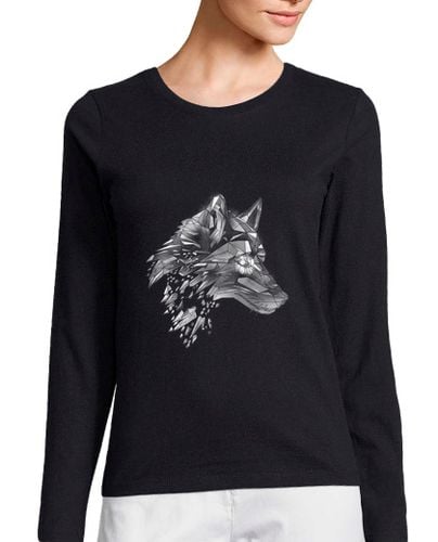 Camiseta Mujer Manga Larga polywolf laTostadora - latostadora.com - Modalova