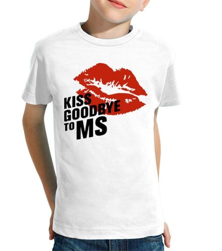 Camiseta Niño Manga Corta Camiseta niño/a Kiss Goodbye To MS laTostadora - latostadora.com - Modalova