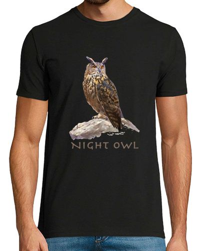 Camiseta Búho real - Night owl - latostadora.com - Modalova