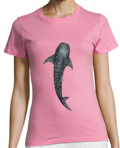 Camiseta Mujer Manga Corta Tiburón ballena camiseta mujer chica laTostadora - latostadora.com - Modalova