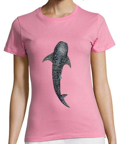 Camiseta mujer Tiburón ballena camiseta mujer chica - latostadora.com - Modalova