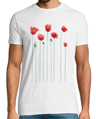 Camiseta Hombre Manga Corta Tiempo de amapolas laTostadora - latostadora.com - Modalova