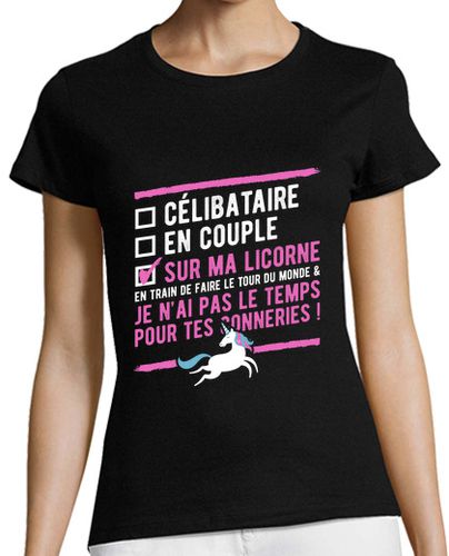 Camiseta mujer solo unicornio - latostadora.com - Modalova