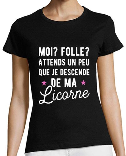 Camiseta mujer unicornio loco - latostadora.com - Modalova