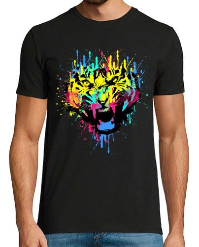 Camiseta Hombre Manga Corta tigre de salpicadura laTostadora - latostadora.com - Modalova