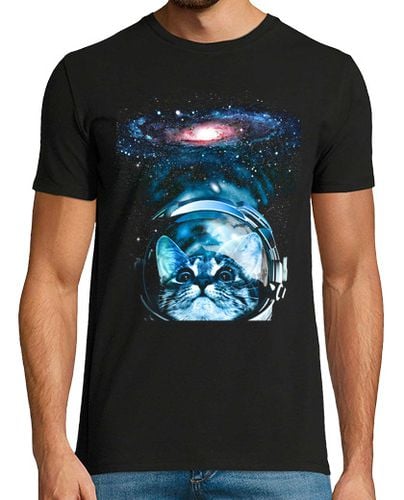 Camiseta Hombre Manga Corta gato del cosmos (versión 2) laTostadora - latostadora.com - Modalova