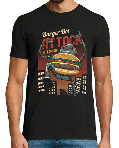 Camiseta hamburguesa bot camiseta para hombre - latostadora.com - Modalova