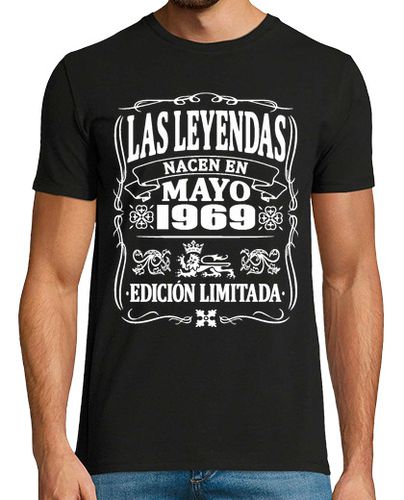 Camiseta Leyendas nacen en mayo 1969 - latostadora.com - Modalova