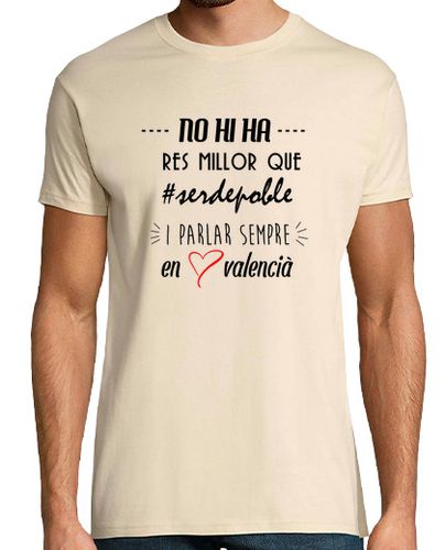 Camiseta Hombre Manga Corta SER DE POBLE laTostadora - latostadora.com - Modalova