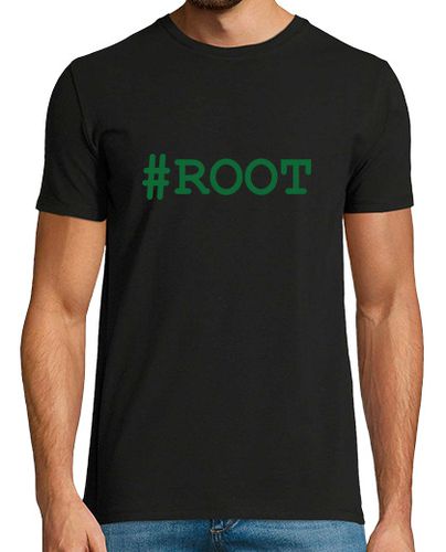 Camiseta #root / friki / ordenador / Unix - latostadora.com - Modalova