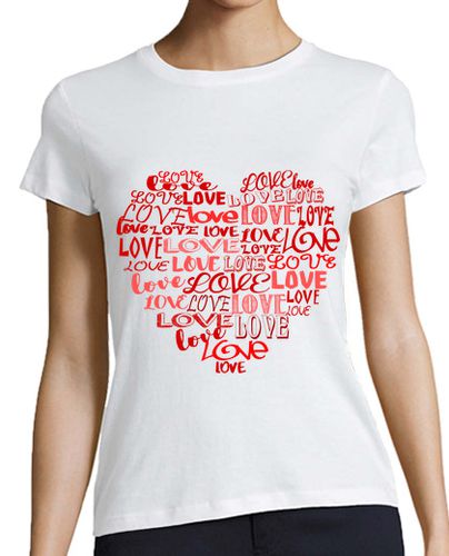 Camiseta Mujer Manga Corta Corazon de amor laTostadora - latostadora.com - Modalova