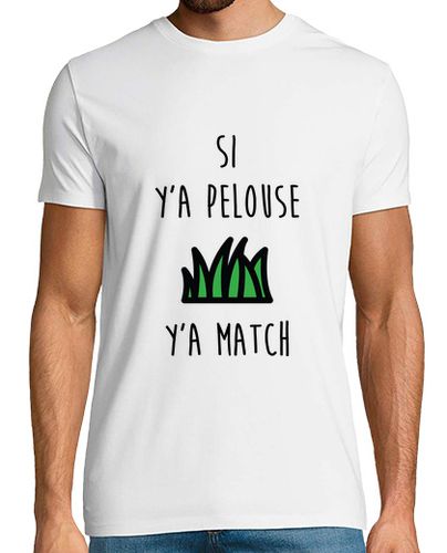 Camiseta Hombre Manga Corta si no hay juego de césped / humor laTostadora - latostadora.com - Modalova