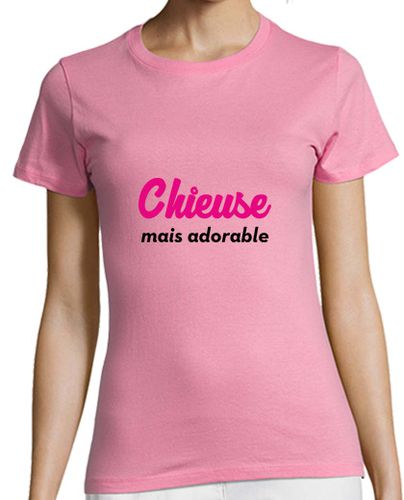 Camiseta mujer dolor en el culo pero adorable / humor - latostadora.com - Modalova