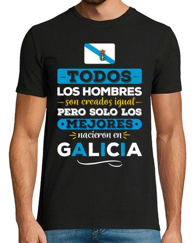 Camiseta Los Mejores Nacieron en Galicia - latostadora.com - Modalova