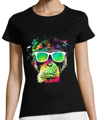 Camiseta mujer mono tecnicolor - latostadora.com - Modalova