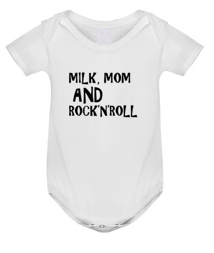 Body bebé la leche, la mamá y el rock and roll / - latostadora.com - Modalova