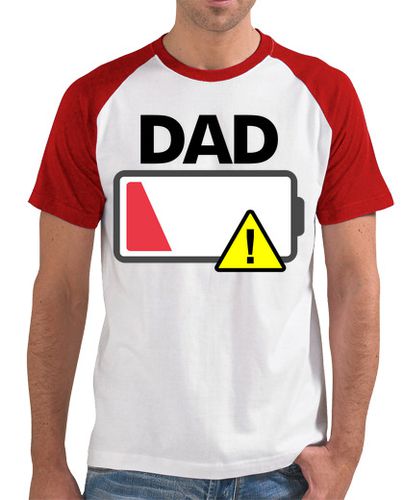 Camiseta DAD ALERT LOW BATTERY - latostadora.com - Modalova