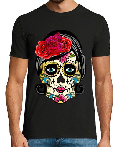 Camiseta Cooltee Skull pinup. La tostadora - latostadora.com - Modalova