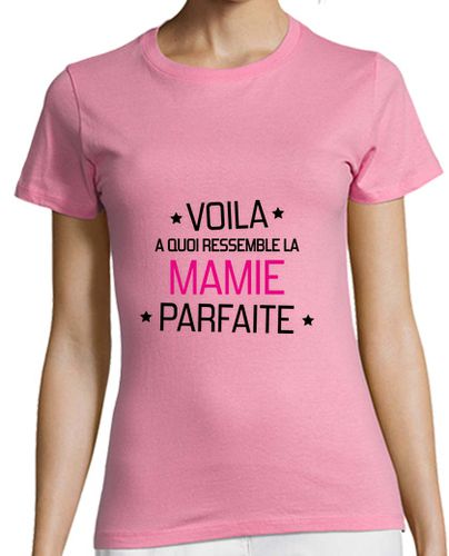 Camiseta Mujer Manga Corta perfecta abuela / abuelo / la abuela laTostadora - latostadora.com - Modalova