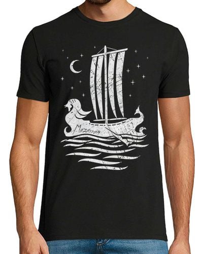 Camiseta Hombre Manga Corta Barcos Fenicios - Silver Edition laTostadora - latostadora.com - Modalova