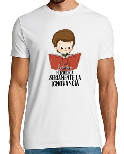 Camiseta Hombre Manga Corta La lectura perjudica la ignorancia laTostadora - latostadora.com - Modalova