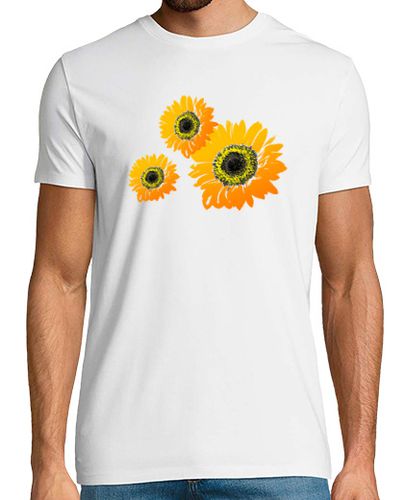Camiseta Girasoles composición floral - latostadora.com - Modalova