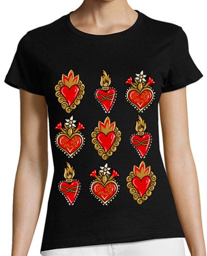 Camiseta mujer Sagrados corazones - latostadora.com - Modalova