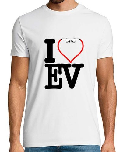 Camiseta Hombre Manga Corta I Love EV laTostadora - latostadora.com - Modalova