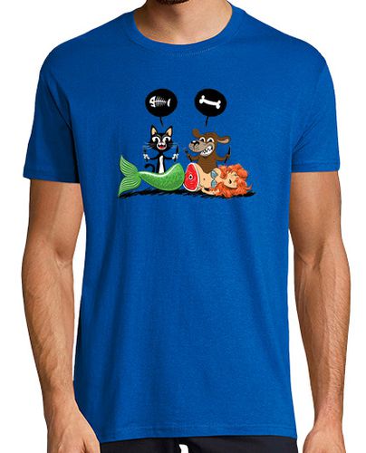 Camiseta Hombre Manga Corta Fish or meat? laTostadora - latostadora.com - Modalova