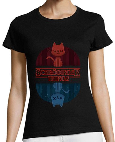 Camiseta mujer Schrödinger Things - latostadora.com - Modalova