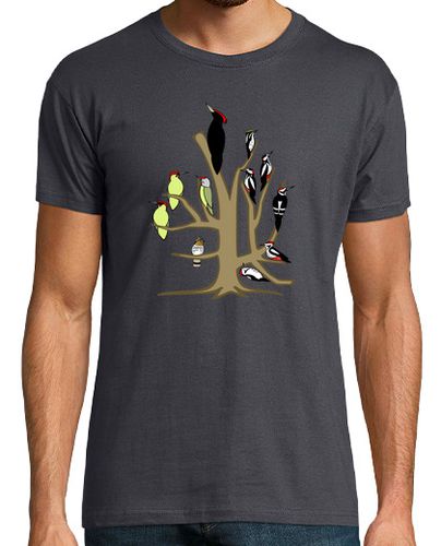 Camiseta Hombre Manga Corta Familia Picidae laTostadora - latostadora.com - Modalova