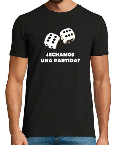 Camiseta Hombre Manga Corta CAMISETA ¿ECHAMOS UNA PARTIDA? laTostadora - latostadora.com - Modalova