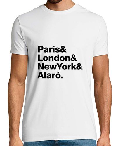 Camiseta Paris, London, NY, Alaro – Mallorca - latostadora.com - Modalova